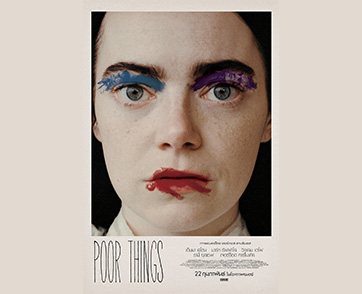 “POOR THINGS” เผยโฉมโปสเตอร์สุดท้าย ภาพยนตร์ชนะรางวัลลูกโลกทองคำ ผลงานเรื่องล่าสุดของ ยอร์กอส ลานธิมอส เข้าฉาย 22 กุมภาพันธ์นี้ ในโรงภาพยนตร์